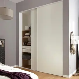 Porte de placard coulissante + rails
