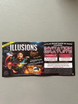 billet gratuit spectacle magie