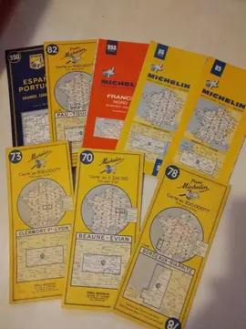 Lot de cartes routières Michelin