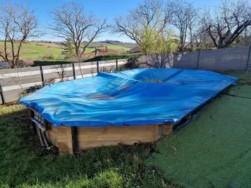 Piscine hors sol Piscinelle – 6,5 x 4 m