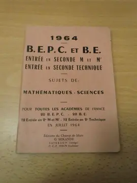Petit livre BEPC