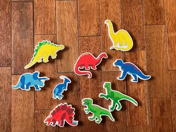 Jouets de bain - Dinosaures en mousse & sac