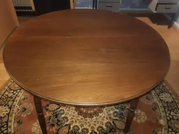 table bois massif avec rallonge pour 6 personnes