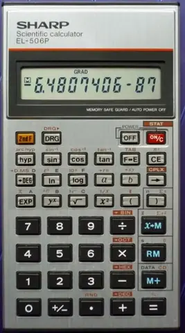 Calculatrice scientifique Sharp EL506P