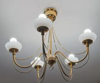 Lustre 5 branches en bon état