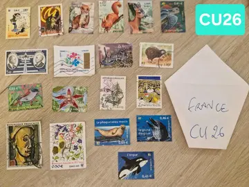 Lot de timbres français CU26