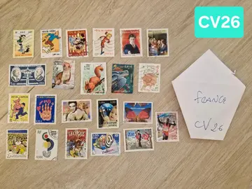 Lot de timbres français CV26