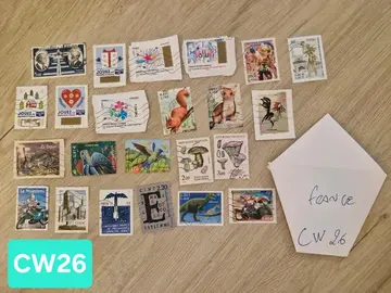 Lot de timbres français CW26