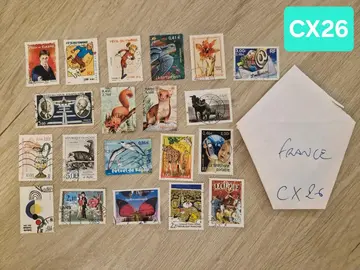 Lot de timbres français CX26