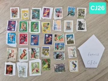 Lot de timbres français CJ26