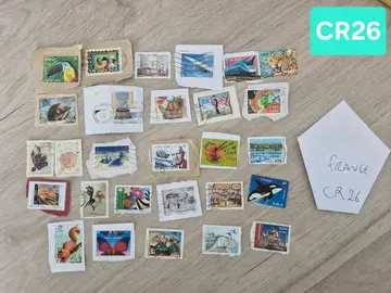 Lot de timbres français CR26