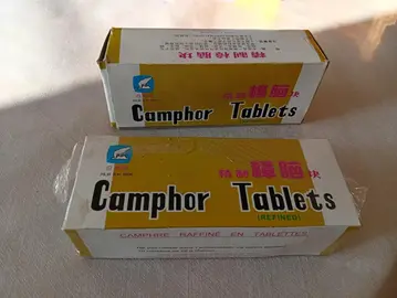 Lot de 2 paquets de tablettes de camphre - insecticide