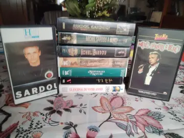 Cassettes video Michel Sardou