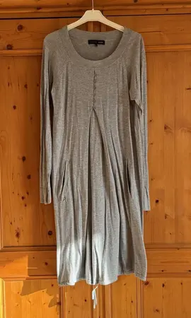 Robe maille grise, T40, Vero Moda