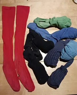 8 paires de chaussettes longues pour upcycling