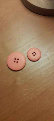 Mercerie Boutons roses