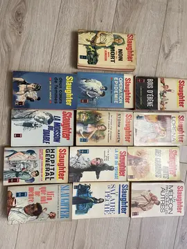 romans de l'écrivain D Slaughter