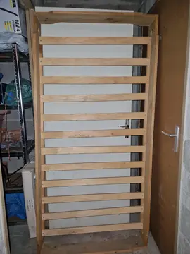 lit en bois 1 personne