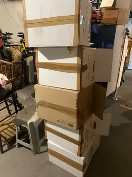 donne cartons demenagement solides pour livres