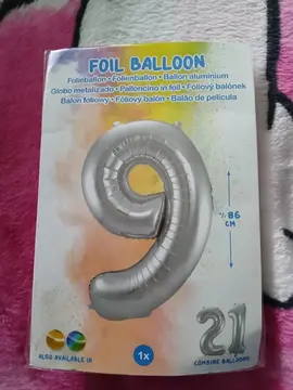 ballon chiffre 9 anniversaire