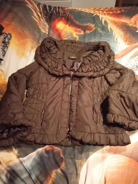 manteau couleur marron