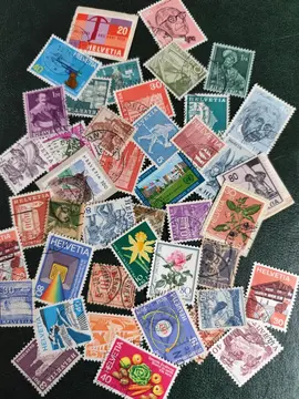 joli lot timbres Suisse...