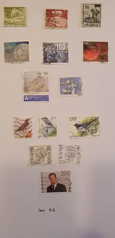 Lot timbres Suisse et Belgique