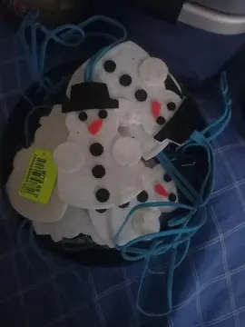 lot de deco neuves bonhomme de neige