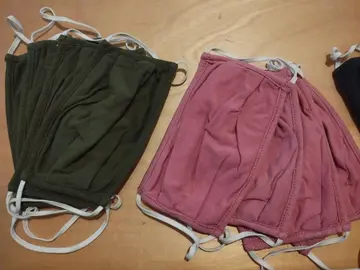 Lot 11 masques enfant en tissu