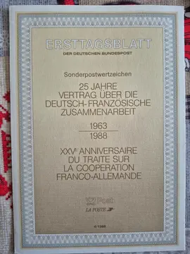 philatelie avec 2 timbres