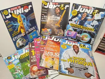 Lot de 10 sciences et vie junior dont 1 hors série