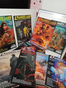 Lot de 10 magazines Les années Laser