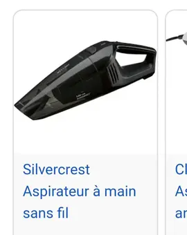 Aspirateur à main à réparer