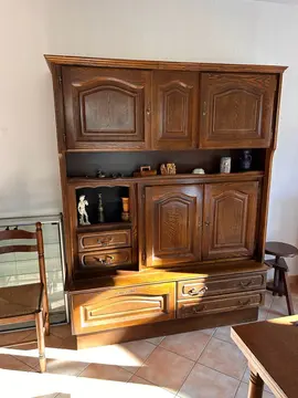 meuble en bois (en deux parties)