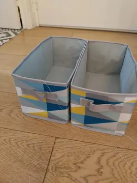 deux boites en toiles