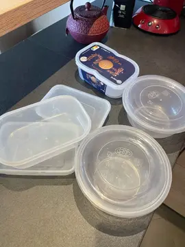 lot de boites plastique