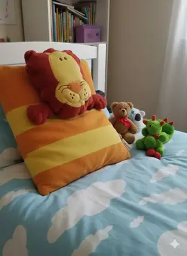 coussin tête de lion