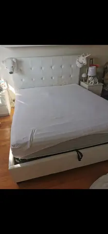 lit coffre et matelas dunlopilo