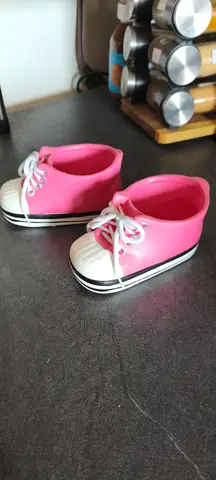 petit cache pot forme basket rose x2