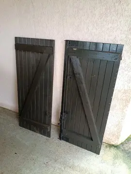 volets en bois (4 paires)