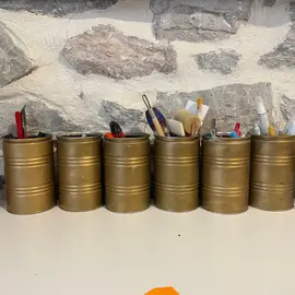 16 boîtes en métal à peindre pour en faire des pots