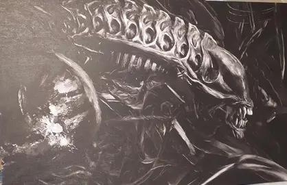 toile imprimée Alien Giger