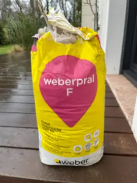 Sac enduit monocouche grain fin WEBER