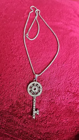 collier métal argenté