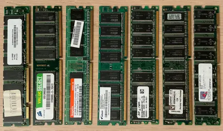 Lot de barrette Ram 512 Mo Dimm,