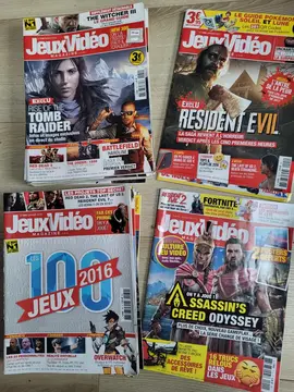 Magazine Jeux Vidéo Années 2015-2018