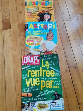 2 magazines Astrapi et 1 Okapi