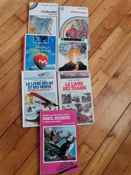 7 livres documentaire format poche