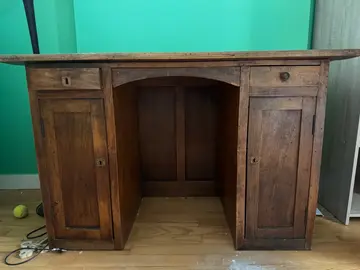 À donner bureau en bois vintage