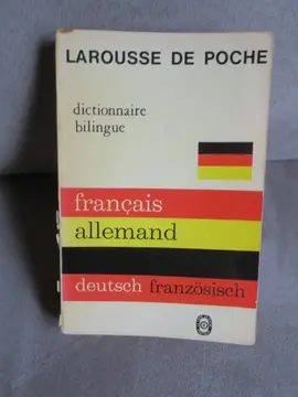DICTIONNAIRE bilingue LAROUSSE Français / Allemand 1968